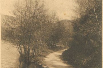 Lago Sirio e strada per Chiaverano