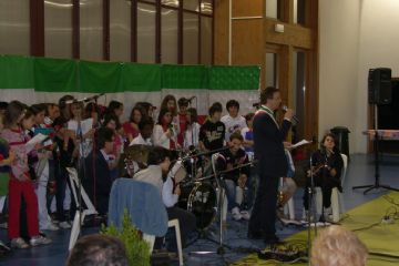 Il gruppo dei ragazzi della scuola media