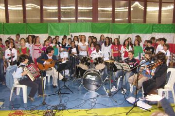 Il concerto dei ragazzi della scuola media